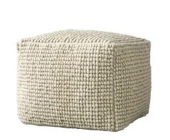 Bloomingville Suna Sittpuff Ull Nature