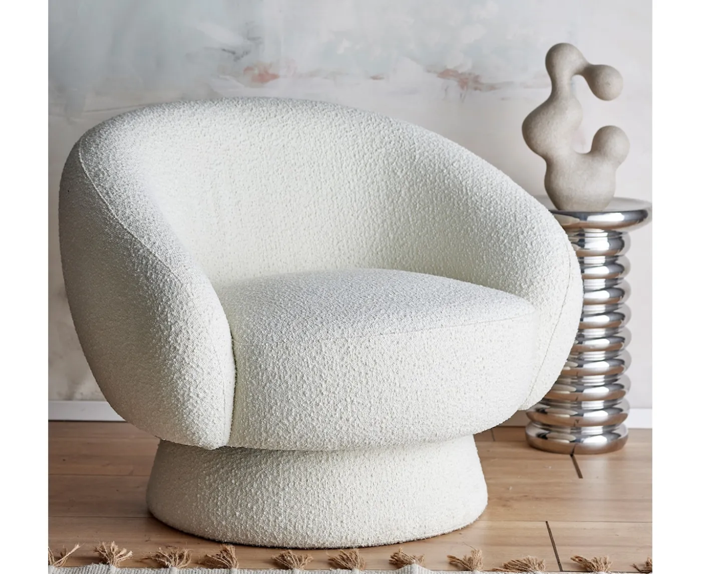 Bloomingville Ted Loungestol Vit