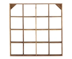 Bloomingville Tilo Vägghylla Brown 70x70