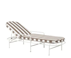 Brafab Arts Solsäng Soft White/Beige Stripes 196cm