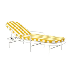Brafab Arts Solsäng Soft White/Yellow Stripes 196cm