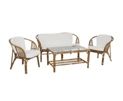 Brafab Astrakan 2-sits Soffa Natur/Vit