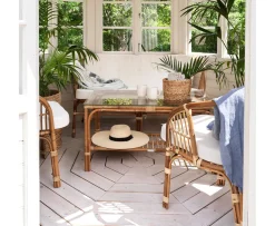 Brafab Astrakan 2-sits Soffa Natur/Vit
