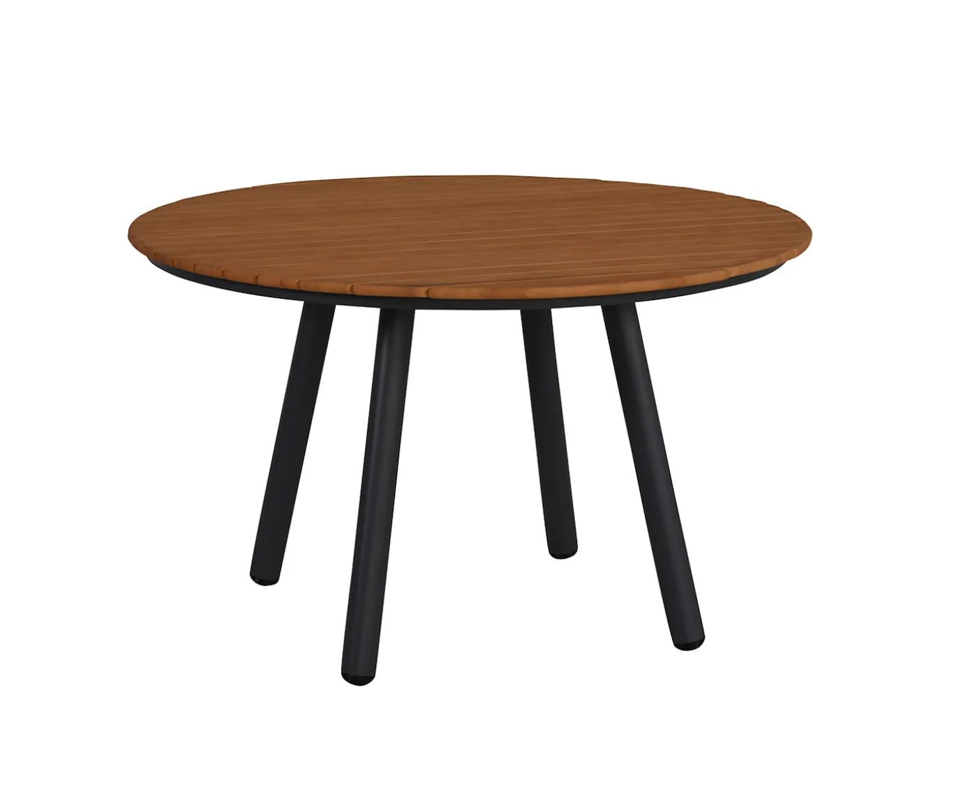 Brafab Bam Bo Matbord Antracit/Bambu Ø120