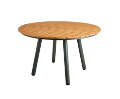 Brafab Bam Bo Matbord Nordic Green/Bambu Ø120