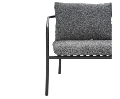 Brafab Bendt 2-sits Soffa Black/Teddy Ant 138cm