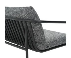 Brafab Bendt 2-sits Soffa Black/Teddy Ant 138cm