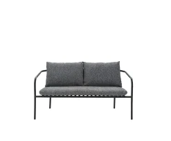 Brafab Bendt 2-sits Soffa Black/Teddy Ant 138cm