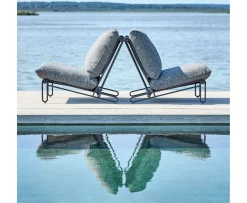 Brafab Blixt Loungestol Black/Teddy Ant