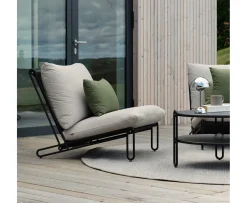 Brafab Blixt Loungetol Svart/Cley beige