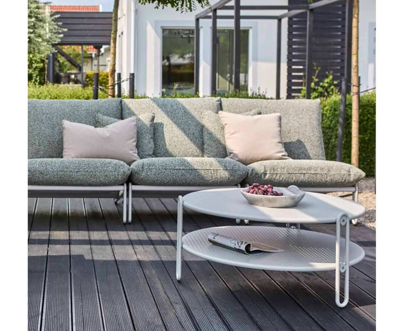 Brafab Blixt Soffbord Light Grey Ø85