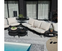 Brafab Blixt Soffbord Svart 65x42