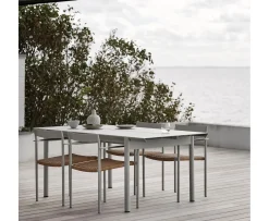 Brafab B45 Matbord Light Grey 180x92
