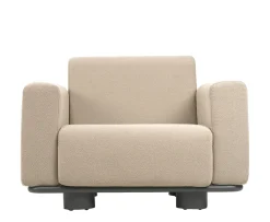 Brafab Bolster Loungefotölj Anthracite/Teddy Beige