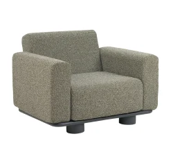 Brafab Bolster Loungefotölj Anthracite/Teddy Verde