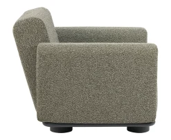 Brafab Bolster Loungefotölj Anthracite/Teddy Verde