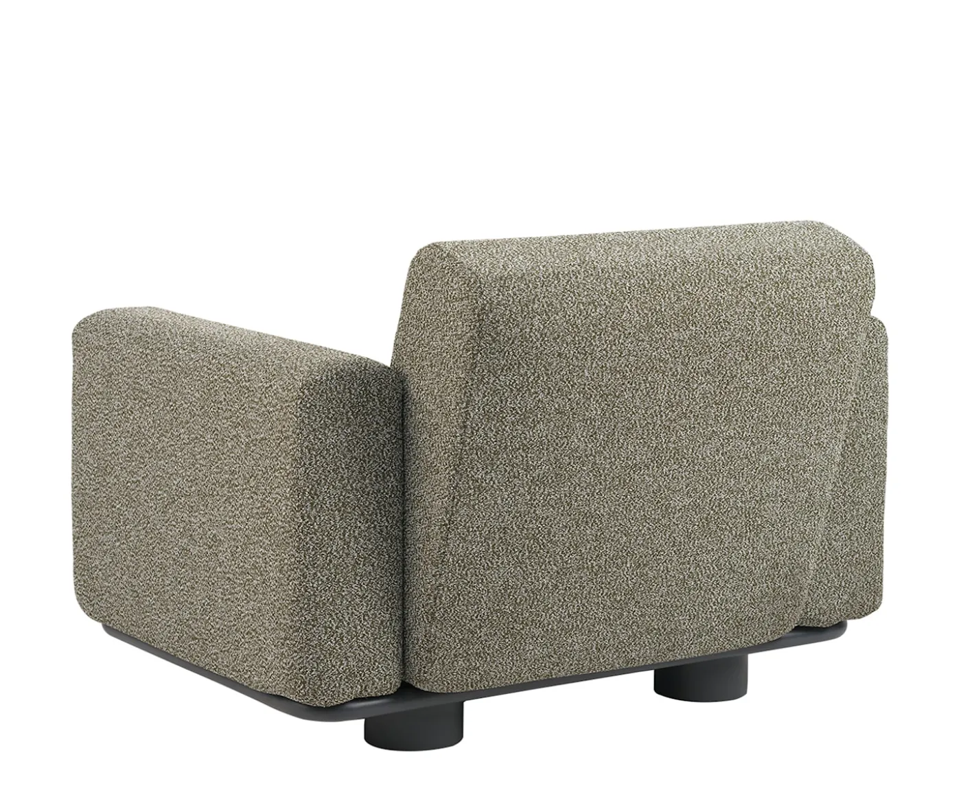 Brafab Bolster Loungefotölj Anthracite/Teddy Verde