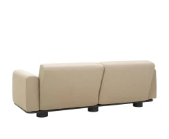 Brafab Bolster 2,5-sits Soffa Anthracite/Teddy Beige 209cm