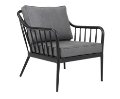Brafab Coleville Loungefåtölj Svart/Grå
