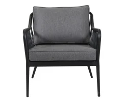 Brafab Coleville Loungefåtölj Svart/Grå