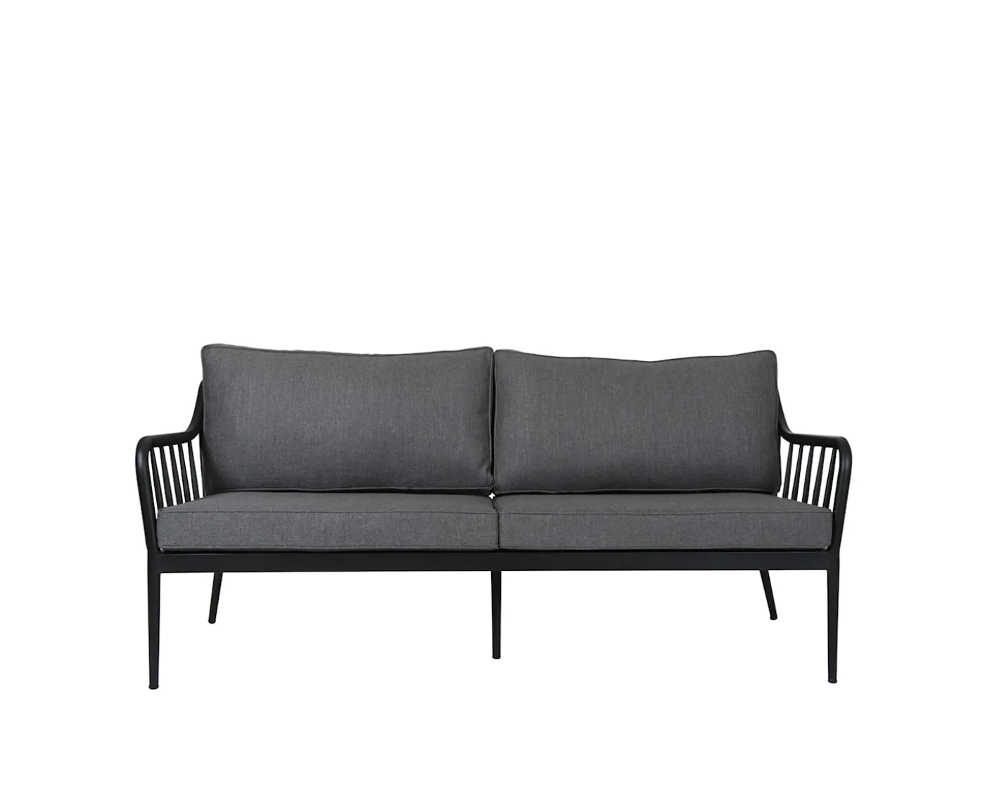 Brafab Coleville 3-sits Soffa Svart/Grå