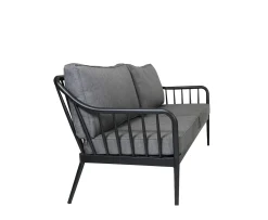 Brafab Coleville 3-sits Soffa Svart/Grå