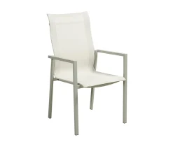 Brafab Comfy Karmstol Light Grey/Off-White