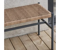 Brafab DK Bänk Antracit/Natur