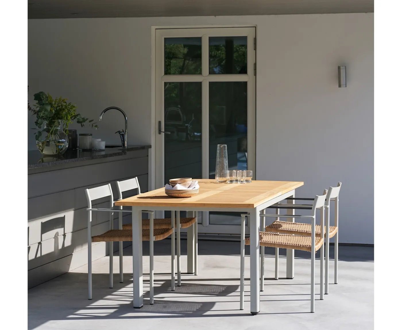 Brafab DK Karmstol Light Grey/Natur