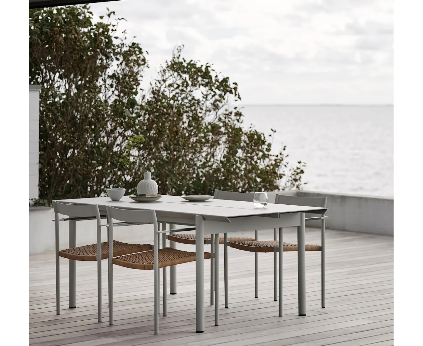 Brafab DK Karmstol Light Grey/Natur