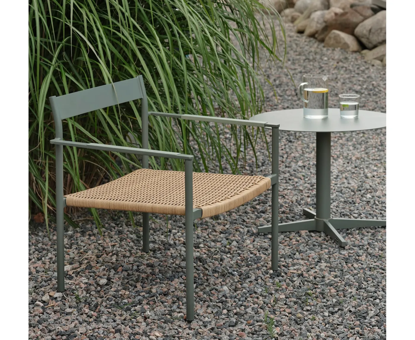 Brafab DK Loungestol Nordic Green/Natur