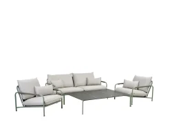 Brafab Hallavara Soffbord Dusty Green/grå 162x112