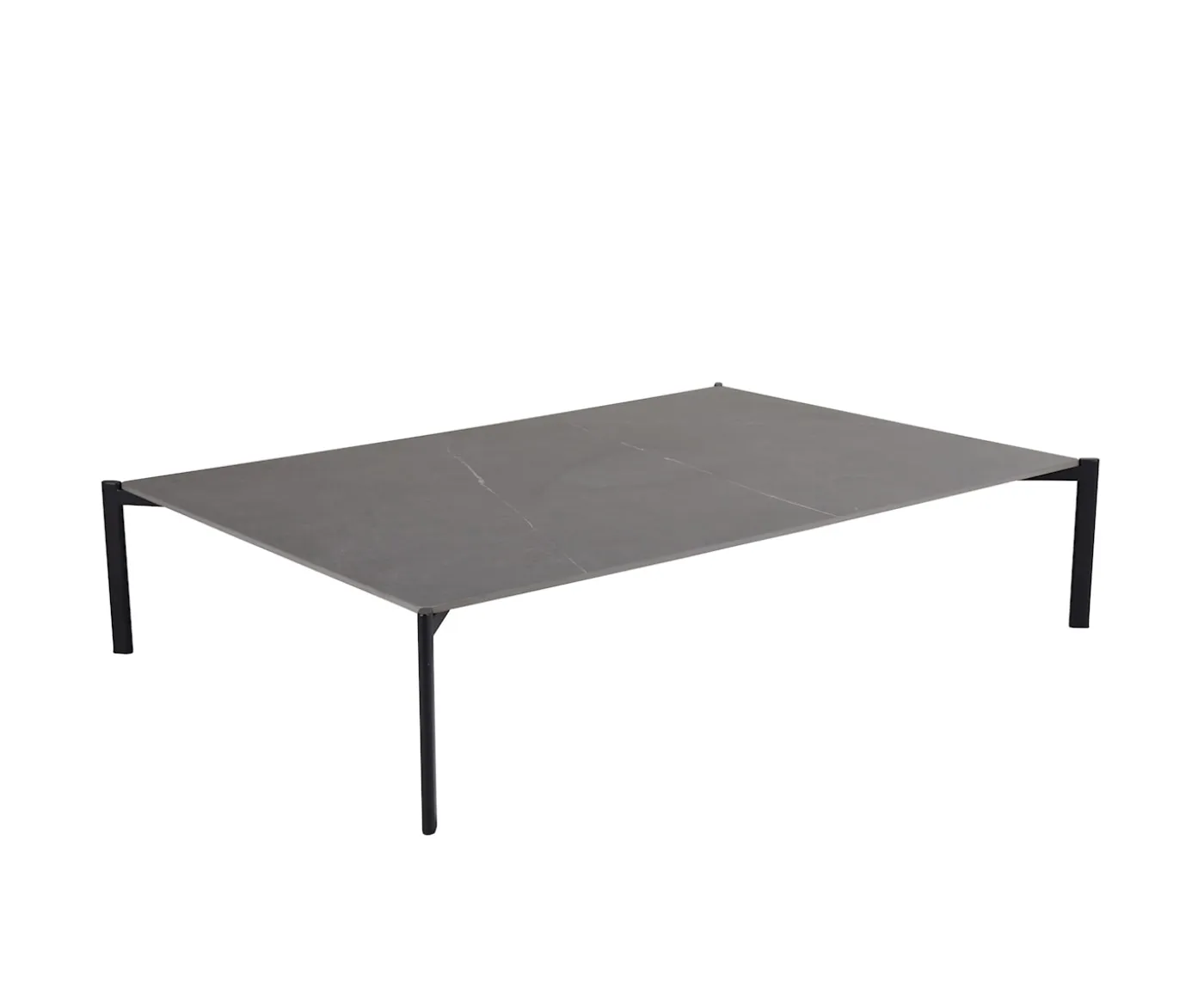Brafab Hallavara Soffbord Svart/grå 162x112