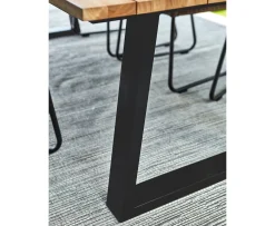 Brafab Laurion Matbord Svart/teak 230cm