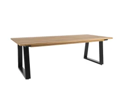 Brafab Laurion Matbord Svart/teak 230cm