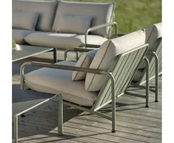 Brafab Lerberget Loungesstol Dusty Green/ash