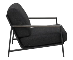 Brafab Lyra Loungefotölj Black/Teddy Black