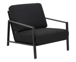 Brafab Lyra Loungefotölj Black/Teddy Black