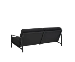 Brafab Lyra 2,5-sits Soffa Black/Teddy Black 193cm
