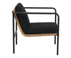 Brafab Motty Loungefotölj Black/Teddy Black