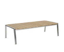 Brafab Naos Soffbord Teak/Stainless Steal 140cm