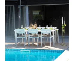 Brafab Nimes Matbord Vit 200x98cm