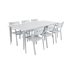 Brafab Nimes Matbord Vit 200x98cm