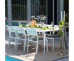 Brafab Nimes Matbord Vit 200x98cm