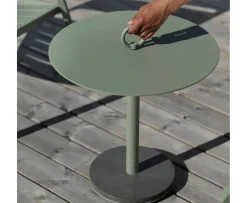 Brafab Niobe Sidobord Dusty Green Ø50