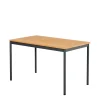 Brafab Nox Cafébord Antracit/Bambu 70x125