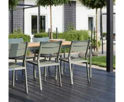 Brafab Nox Matbord Dusty Green/teak 238cm