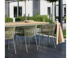 Brafab Nox Matbord Dusty Green/teak 238cm