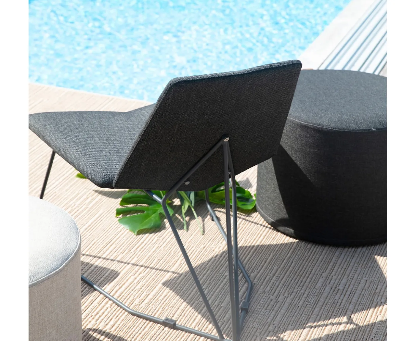 Brafab Pollux Loungestol Antracit/Nearly Black