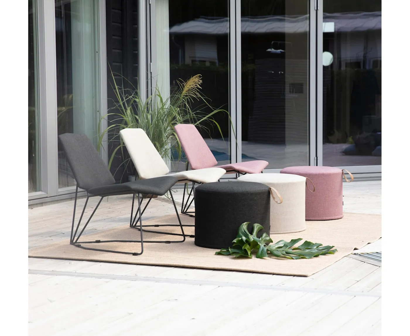 Brafab Pollux Loungestol Antracit/Sand